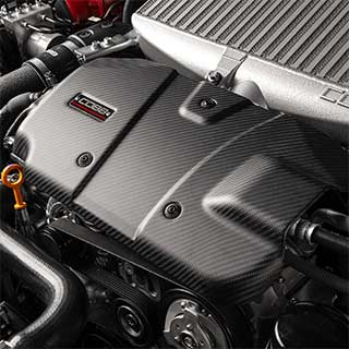 Subaru Redline Matte Carbon Fiber Engine Cover WRX 2022-2025