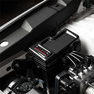 Subaru Redline Gloss Carbon Fiber Fuse Cover (Passenger Side) WRX 2022-2025