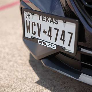 License Plate Relocation Mount