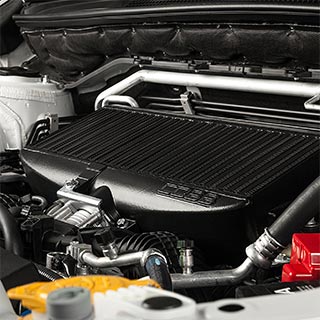 Subaru Top Mount Intercooler Black Ascent 2019-2025